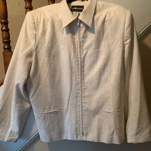 Sag Harbor Plus Size Beige Jacket